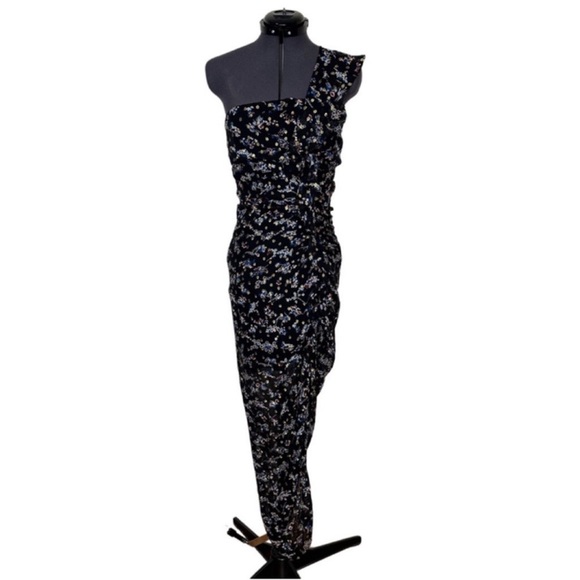 Veronica Beard Ruffian Ruched Dress - Picture 3 of 8